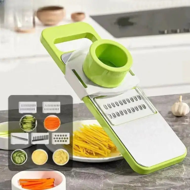 5 In 1 Vegetable Stainless Steel Slicer Cutter