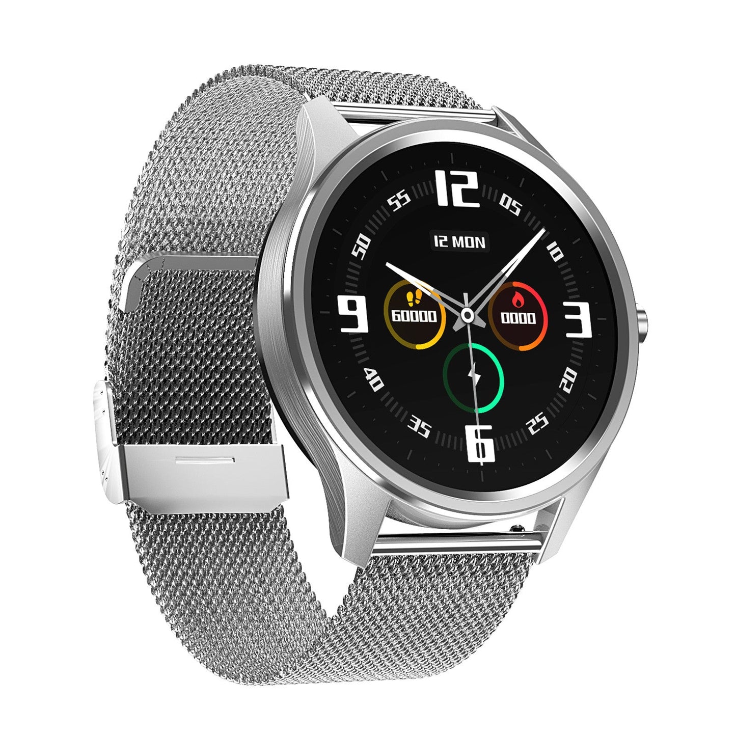 SmartWatch Full Touch Round Screen Heart Rate Fitness Tracker