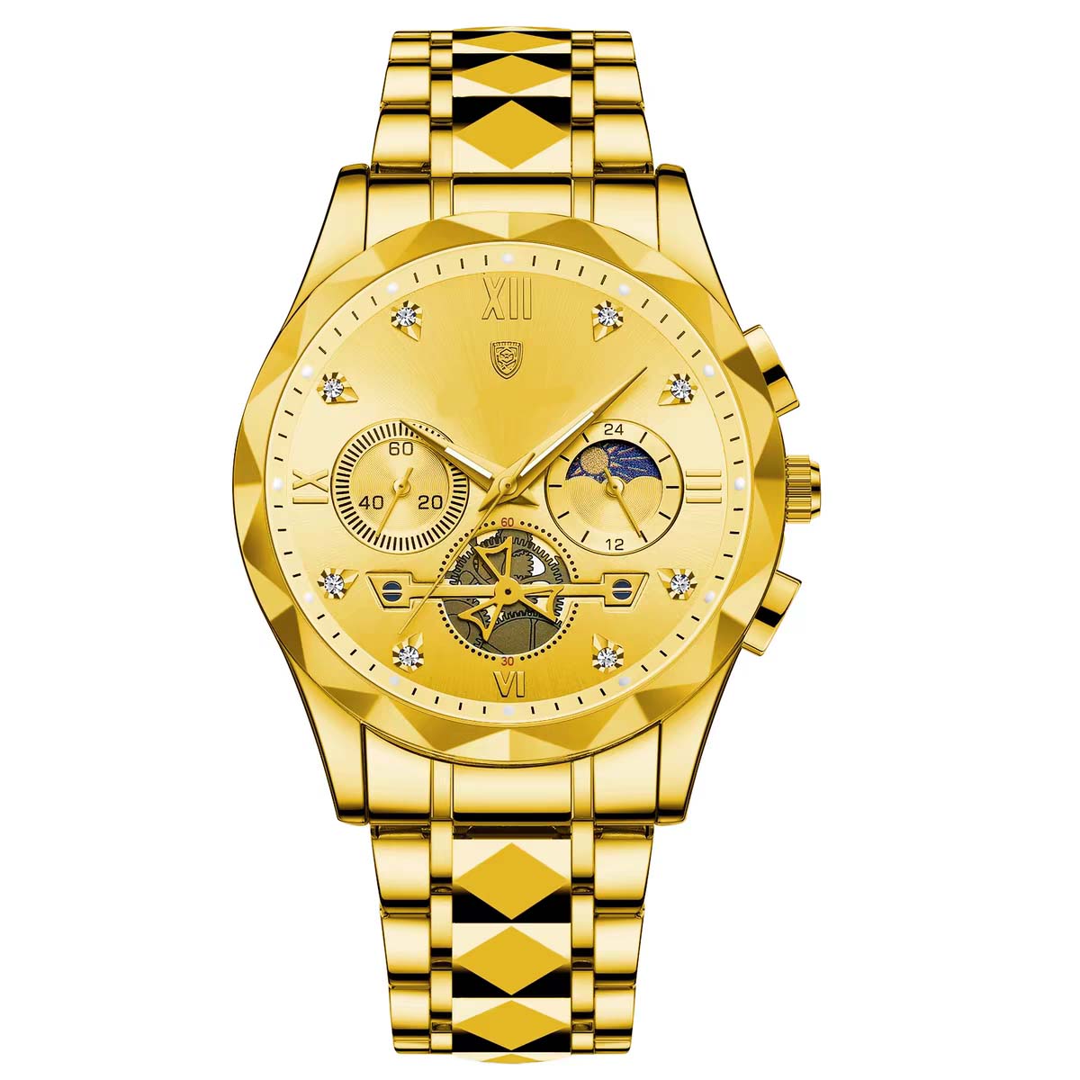 VIP Dinar Brand Men's Business Waterproof Chronograph Wrist Watch