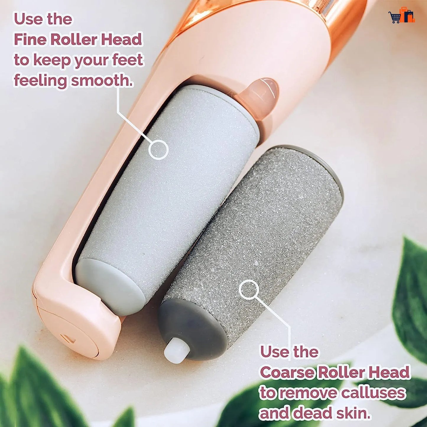 Electric Foot Callus Remover for Feet - Foot Scrubber