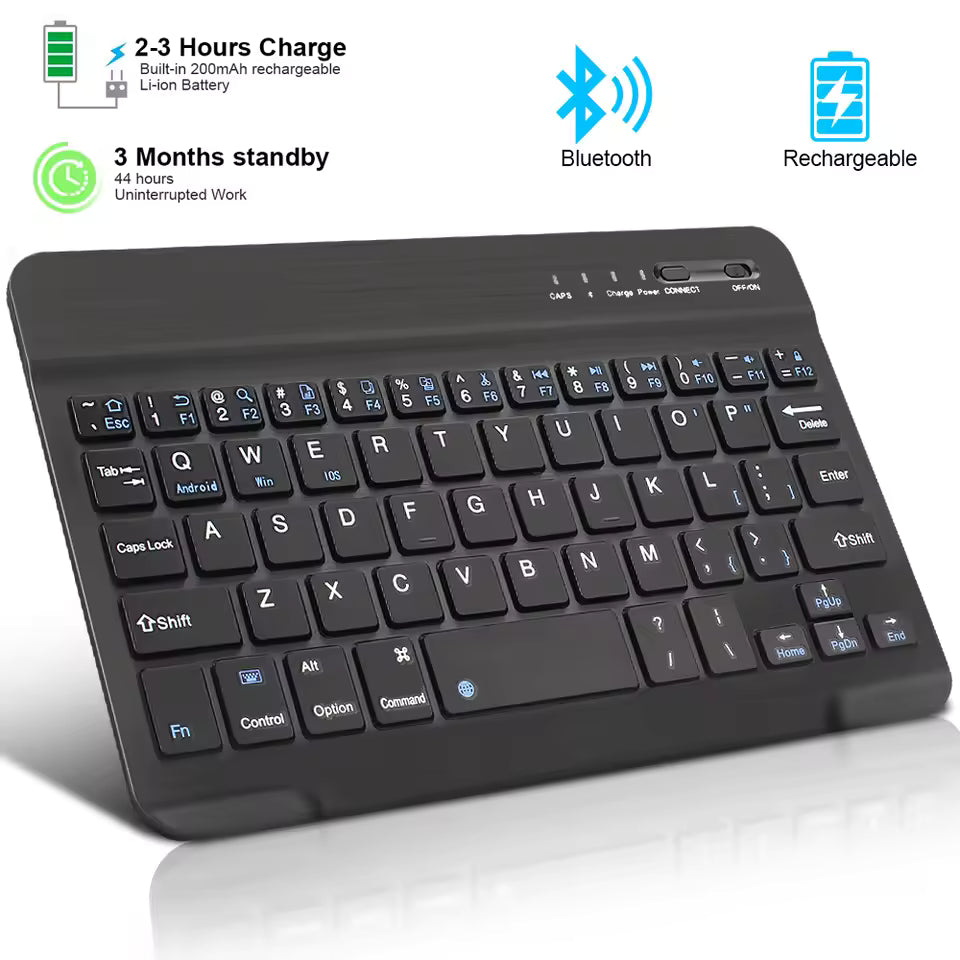Bluetooth Wireless Keyboard Mini Keyboard For Laptop Tablet Phone ipad Rechargeable Gaming Keyboard
