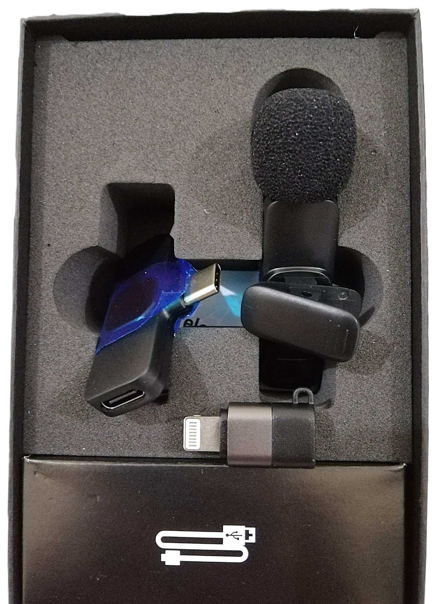 K9 Collar Wireless Microphone - Lavalier Mic for iPhone, Android & Type-C Devices