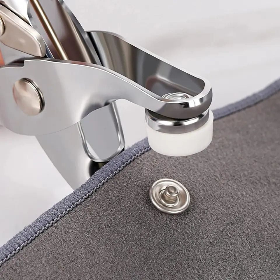 High Quality Metal Snap Buttons Press Plier_9.5mm Metal Sewing Prong Ring Buttons Clip Plier