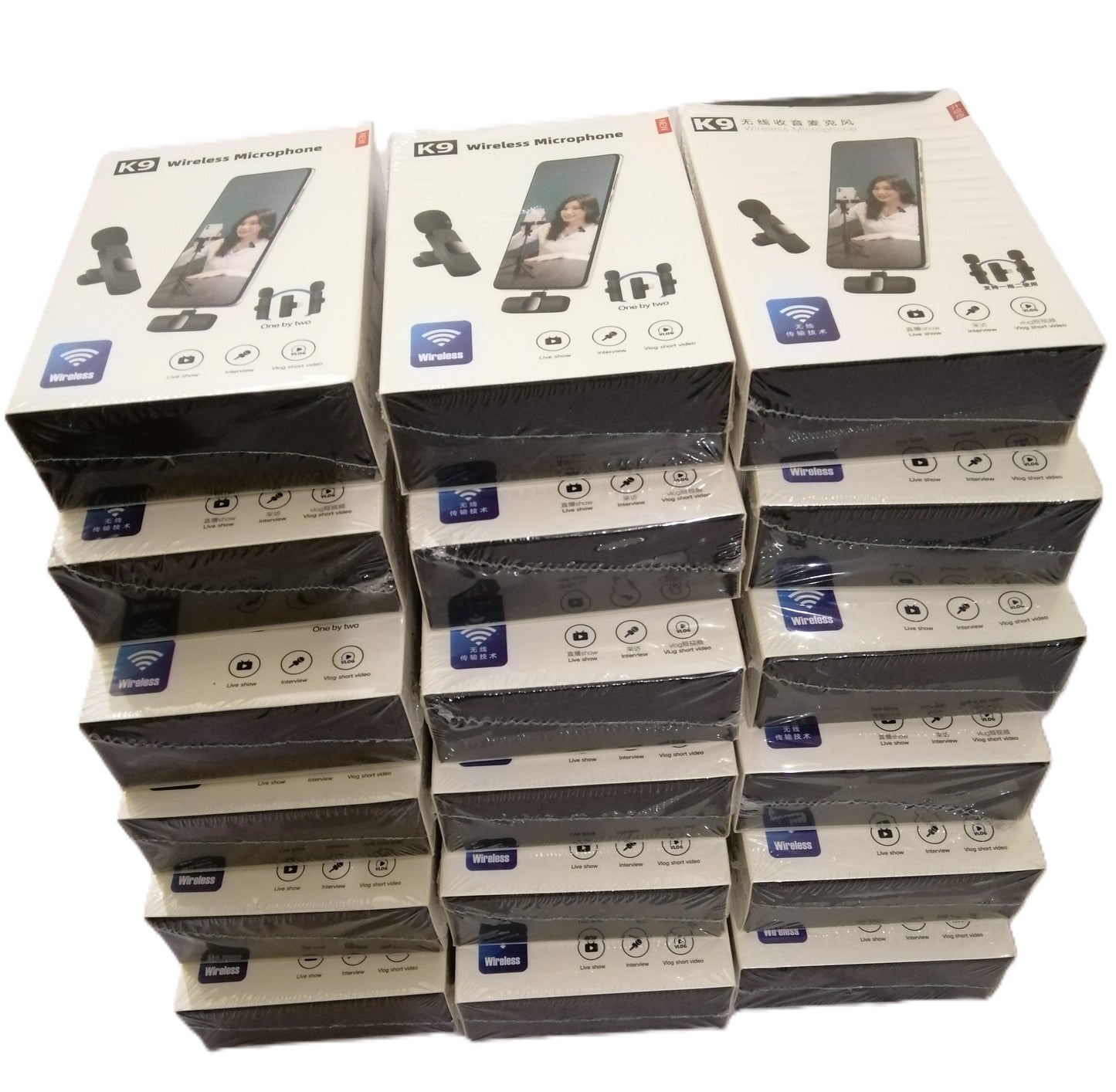 K9 Collar Wireless Microphone - Lavalier Mic for iPhone, Android & Type-C Devices