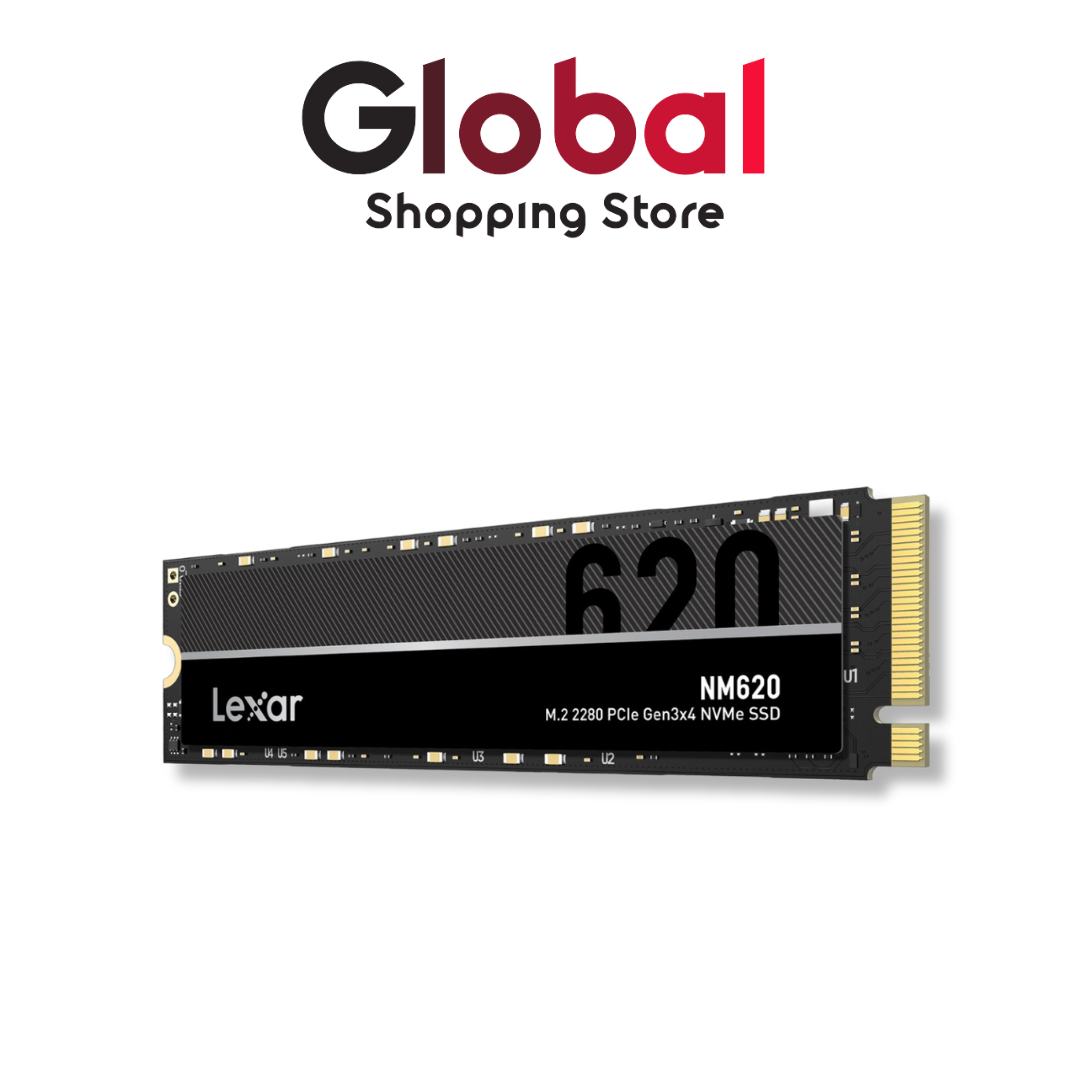 Lexar NM620 M.2 2280 NVMe SSD - 256GB  High-Performance Internal Solid State Drives for Computers and Laptops