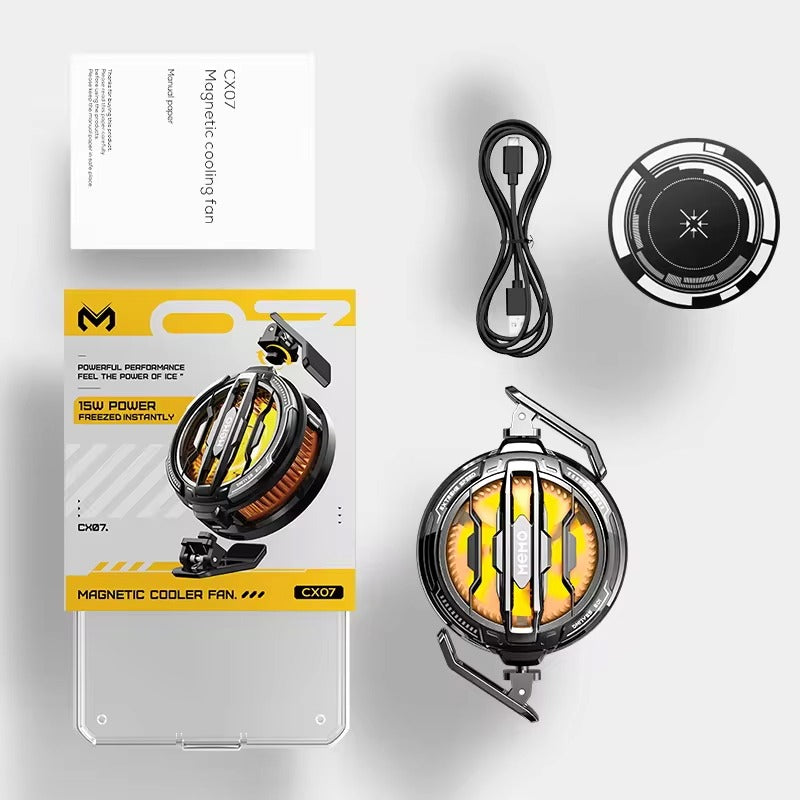 MEMO CX07 Magnetic Phone Radiator Phone Cooling Fan Case