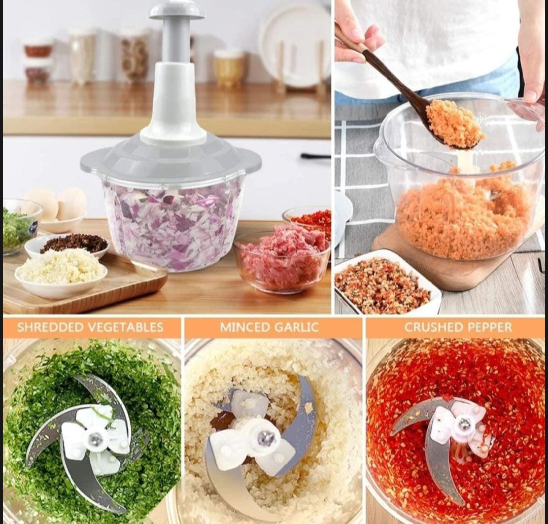 9-in-1 Vegetable Chopper, Cutter, Slicer & Grater - Multi-Function Kitchen Tool