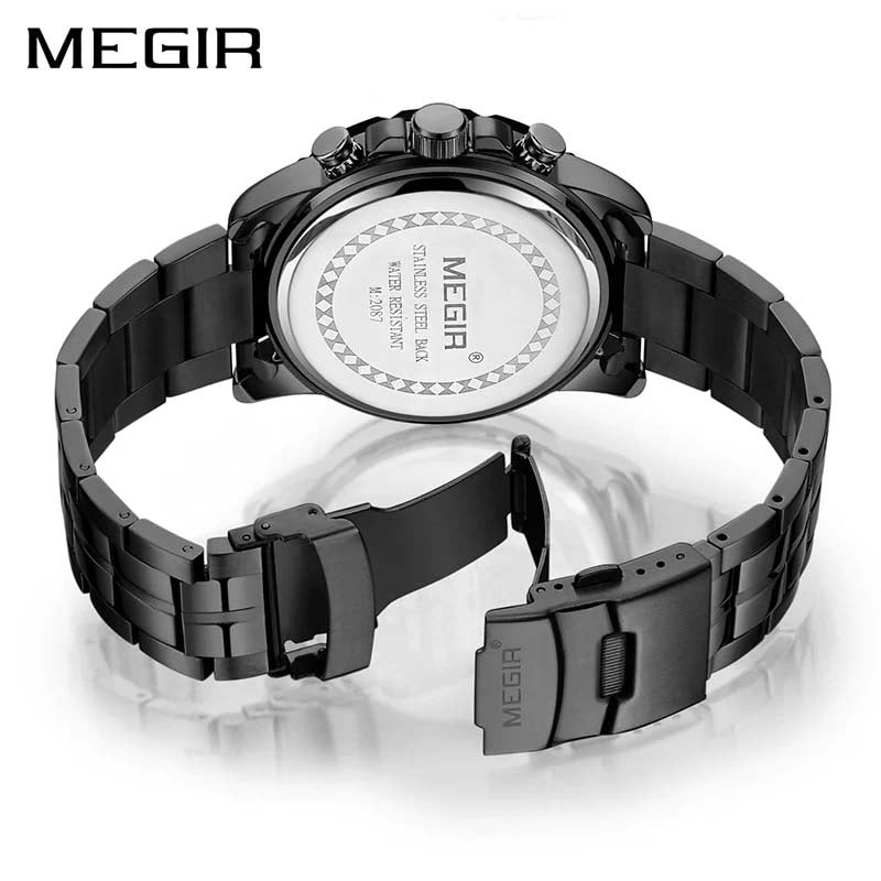 MEGIR 6080 Creative Men Waterproof Chronograph Watch
