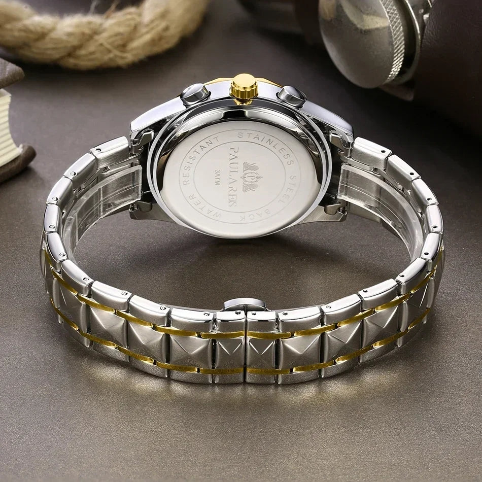 VIP Dinar Brand Men's Business Waterproof Chronograph Wrist Watch