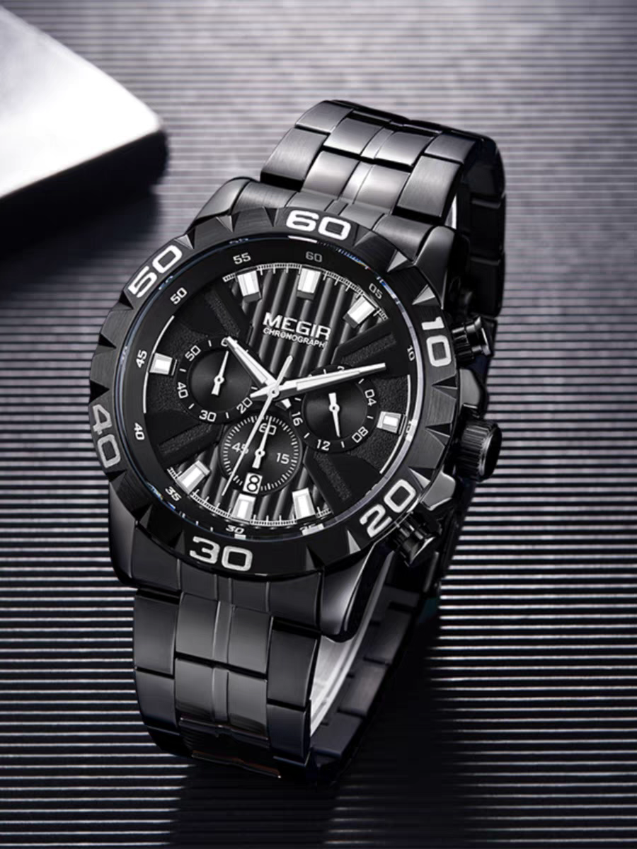 MEGIR 6080 Creative Men Waterproof Chronograph Watch