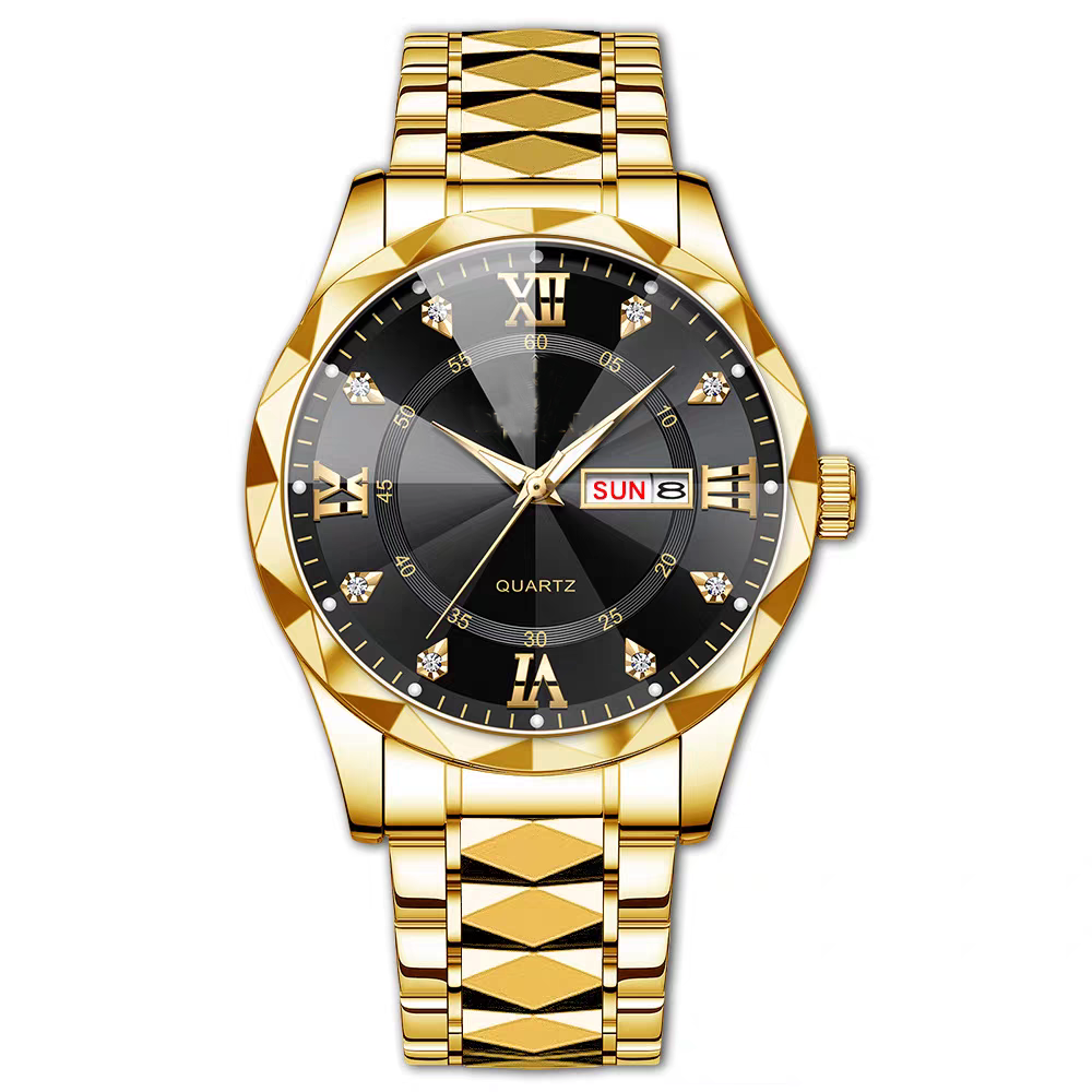 Branded Stainless Steel Business Quartz Watch